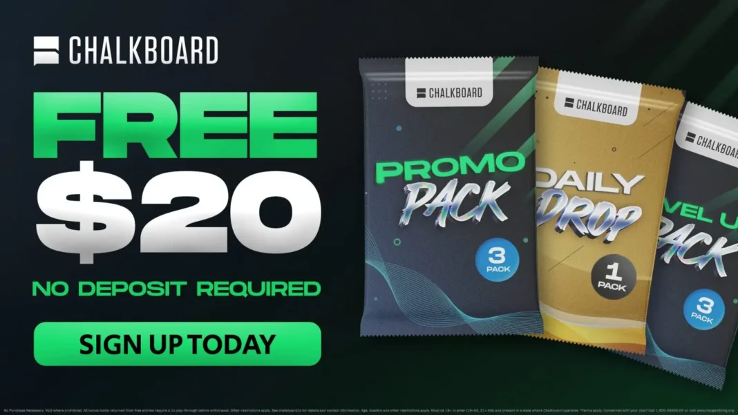 Chalkboard No Deposit Bonus