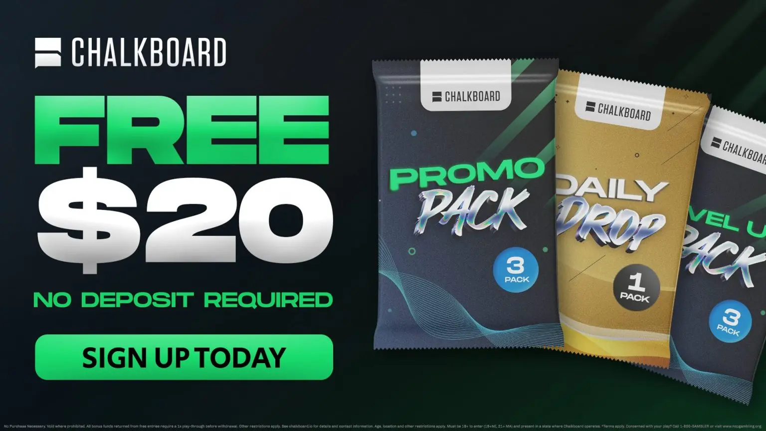Chalkboard No Deposit Bonus