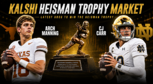 Arch Manning and CJ Carr lead Kalshi Heisman Market