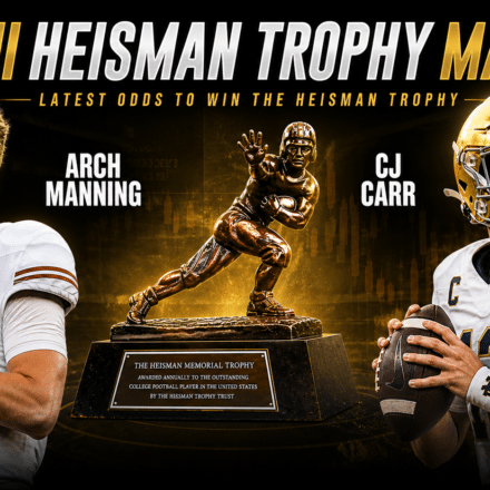 Arch Manning and CJ Carr lead Kalshi Heisman Market