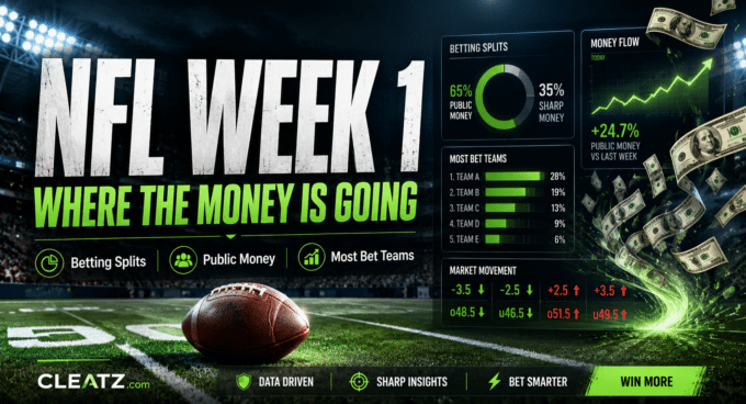 Week 1 NFL betting splits