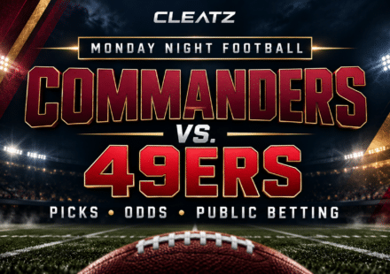 Commanders vs. 49ers Monday Night Football picks, odds and public betting preview from CLEATZ.