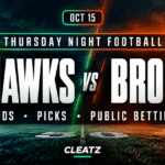 Seahawks vs. Broncos Thursday Night Football preview featuring odds, picks and public betting from CLEATZ.